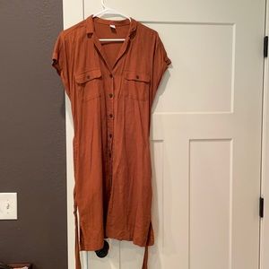 Button front dress